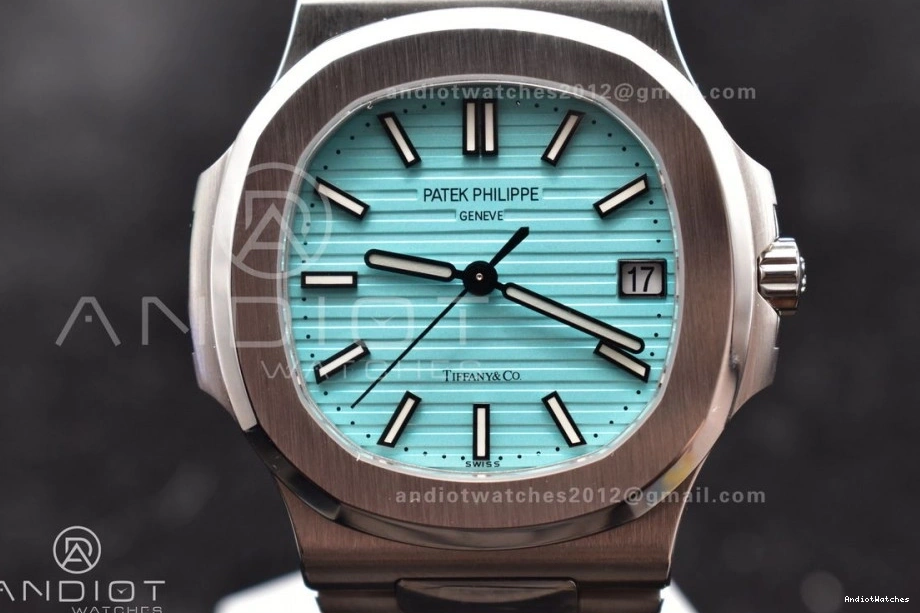 Best 913 Nautilus Edition WrinkleFree 324CS 5711 Bracelet 1:1 GRF Tiffany Dial Tiffany on SS Blue 0106